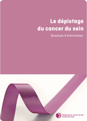 Couverture brochure "Dépistage du sein"